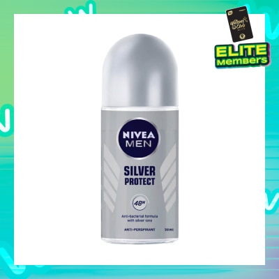NIVEA Deo (M) Roll-on Silver Protect 50ml