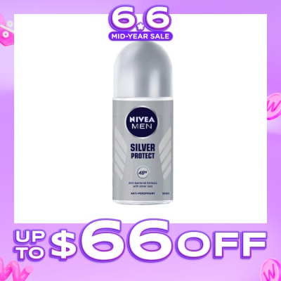 NIVEA - Deo (M) Roll-on Silver Protect 50ml