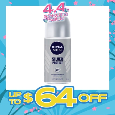 NIVEA - Deo (M) Roll-on Silver Protect 50ml