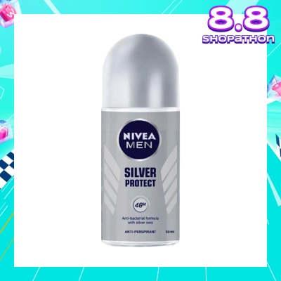 NIVEA Deo (M) Roll-on Silver Protect 50ml
