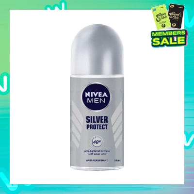 NIVEA Deo (M) Roll-on Silver Protect 50ml