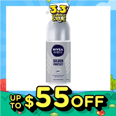 NIVEA Deo (M) Roll-on Silver Protect 50ml