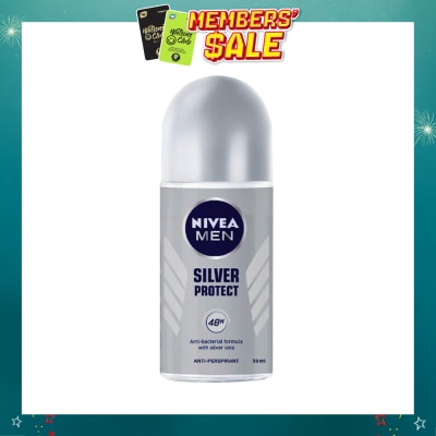 NIVEA - Deo (M) Roll-on Silver Protect 50ml