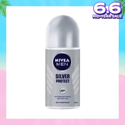 NIVEA Deo (M) Roll-on Silver Protect 50ml