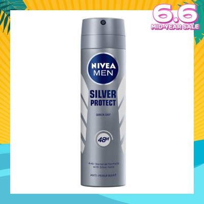 NIVEA Deo (M) Spray Silver Protect (Dynamic Power) 150ml