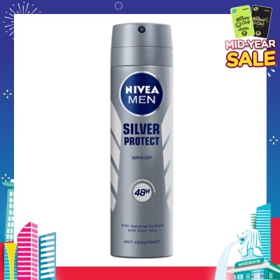NIVEA Deo (M) Spray Silver Protect (Dynamic Power) 150ml
