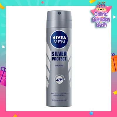 NIVEA Deo (M) Spray Silver Protect (Dynamic Power) 150ml