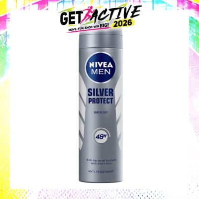 NIVEA - Deo (M) Spray Silver Protect (Dynamic Power) 150ml image