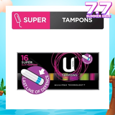 KOTEX U Tampon Slim Super 16s