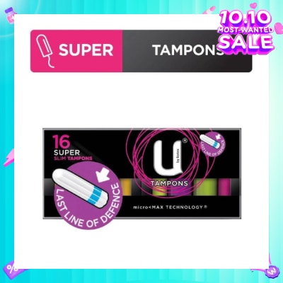 KOTEX U Tampon Slim Super 16s