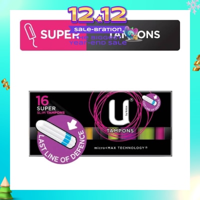 KOTEX U Tampon Slim Super 16s