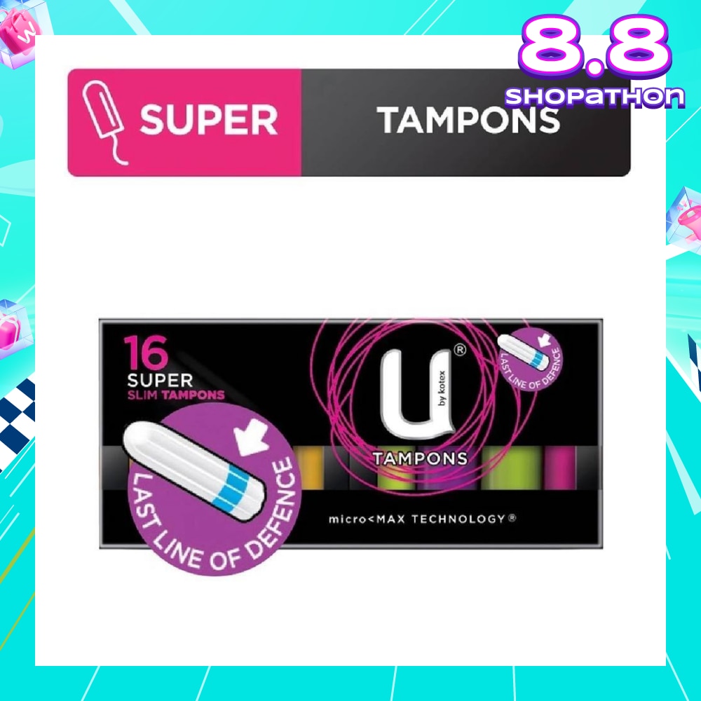 U Tampon Slim Super 16s