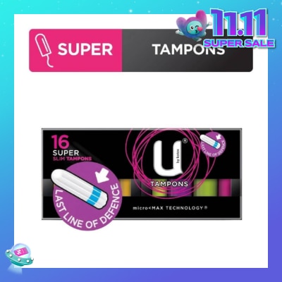 KOTEX U Tampon Slim Super 16s