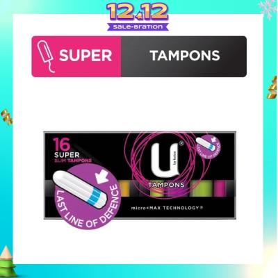 KOTEX U Tampon Slim Super 16s