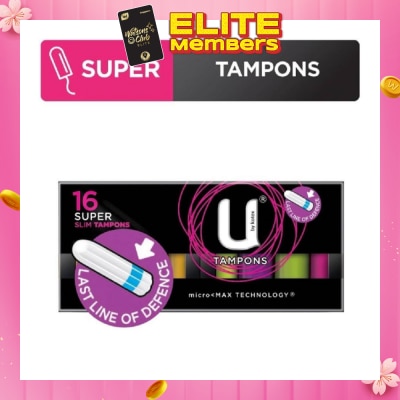 KOTEX U Tampon Slim Super 16s