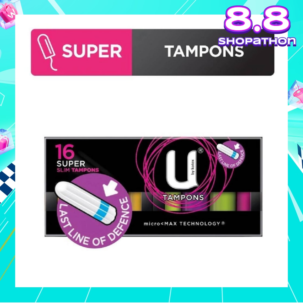 U Tampon Slim Super 16s