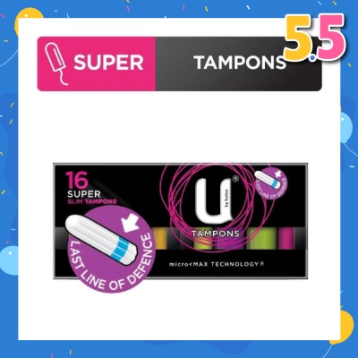 KOTEX U Tampon Slim Super 16s