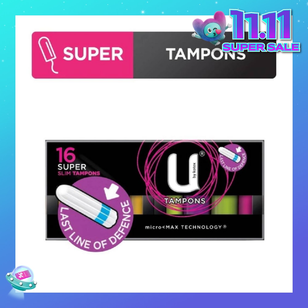 U Tampon Slim Super 16s