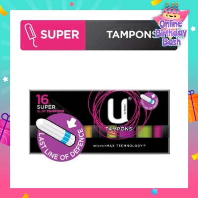 KOTEX U Tampon Slim Super 16s