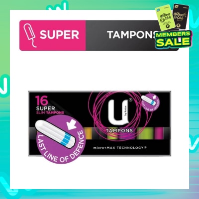 KOTEX U Tampon Slim Super 16s