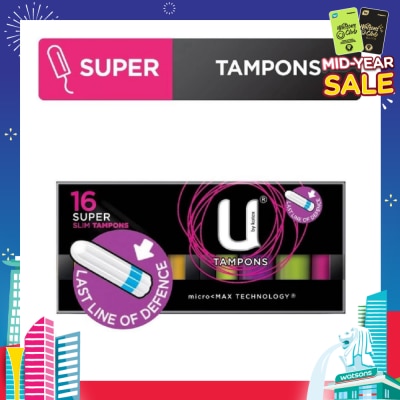 KOTEX U Tampon Slim Super 16s