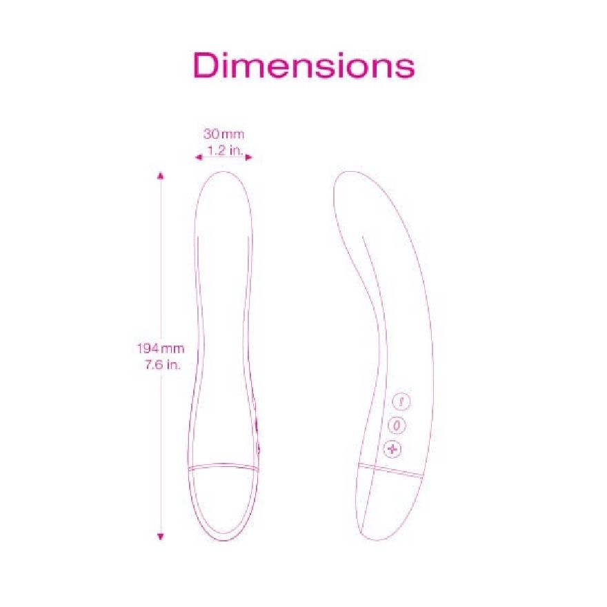 Raya Personal Massager G Spot Vibrator Pink 1s