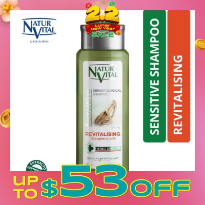 NATURVITAL Sensitive Revitalising Shampoo (Ginseng) 300ml
