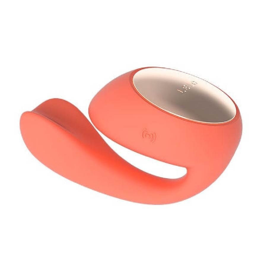 Ida Wave App Controlled Dual Stimulation Massager Vibrator Coral Red 1s