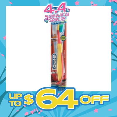 ORAL-B - Stages 3 (5-7years) Soft Toothbrush with Disney Characters 1 Count