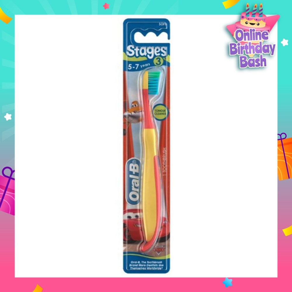 Stages 3 (5-7years) Soft Toothbrush with Disney Characters 1 Count