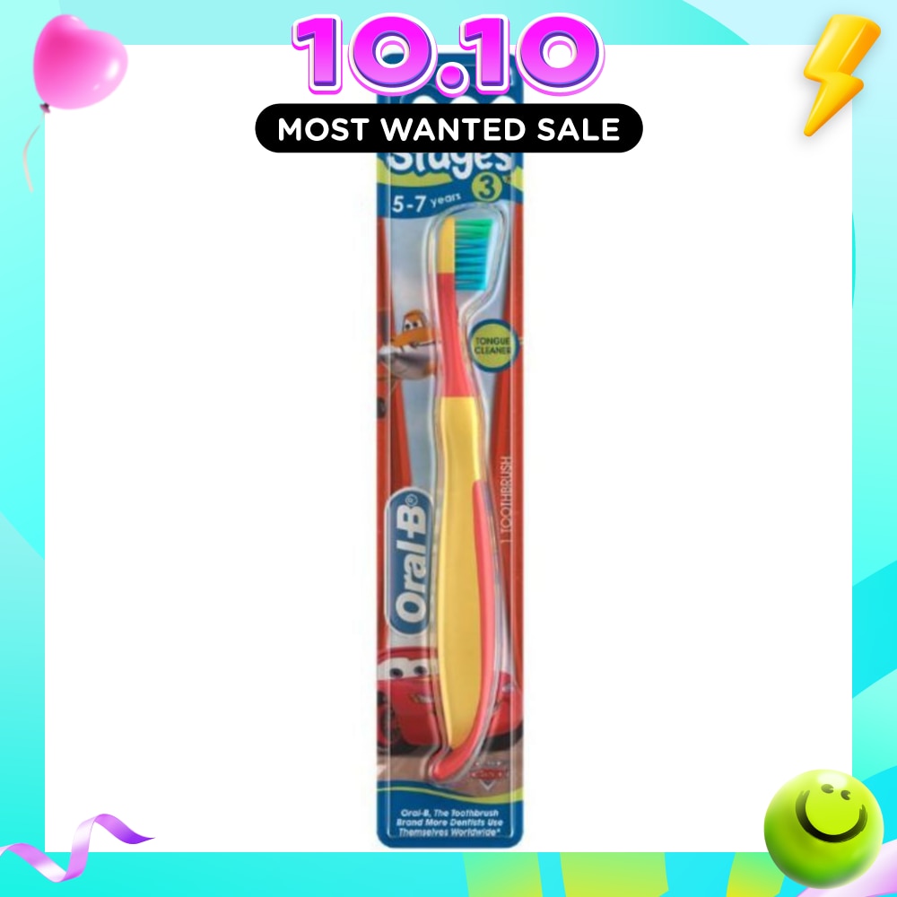 Stages 3 (5 7years) Soft Toothbrush with Disney Characters 1 Count image
