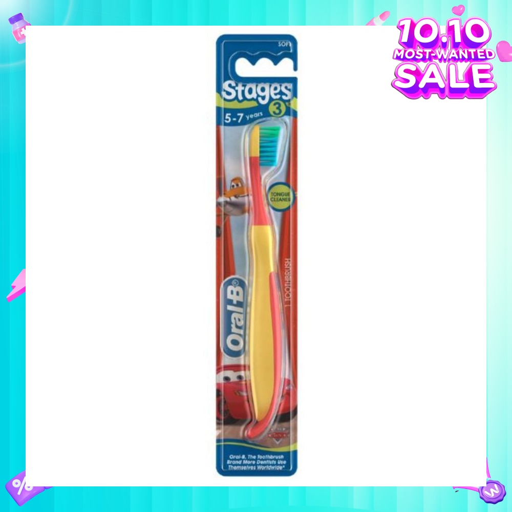 Stages 3 (5-7years) Soft Toothbrush with Disney Characters 1 Count