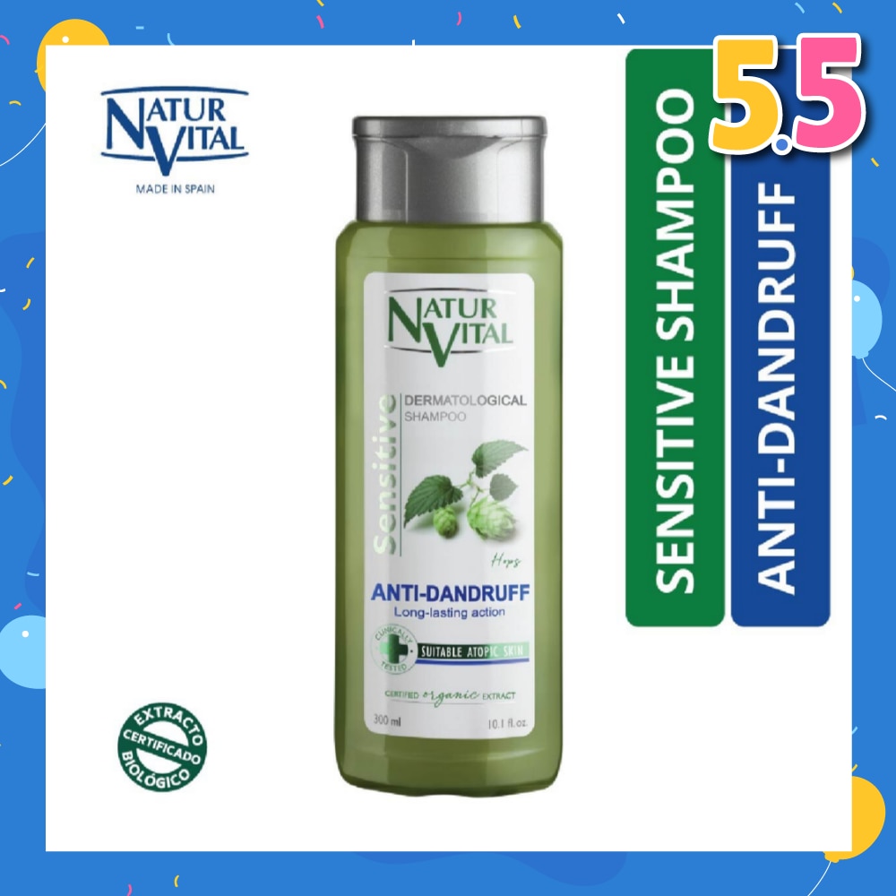 Sensitive Anti-Dandruff Shampoo (Hops) 300ml
