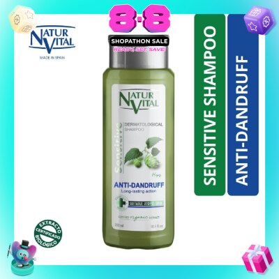 NATURVITAL - Sensitive Anti-Dandruff Shampoo (Hops) 300ml