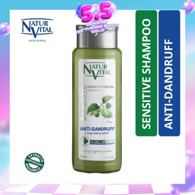 NATURVITAL - Sensitive Anti-Dandruff Shampoo (Hops) 300ml