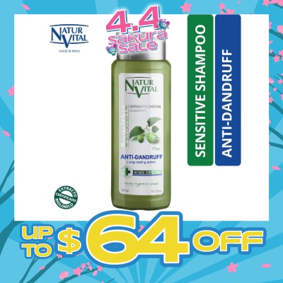 NATURVITAL - Sensitive Anti-Dandruff Shampoo (Hops) 300ml