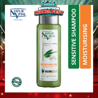 NATURVITAL - Sensitive Moisturising Shampoo (Aloe Vera) 300ml