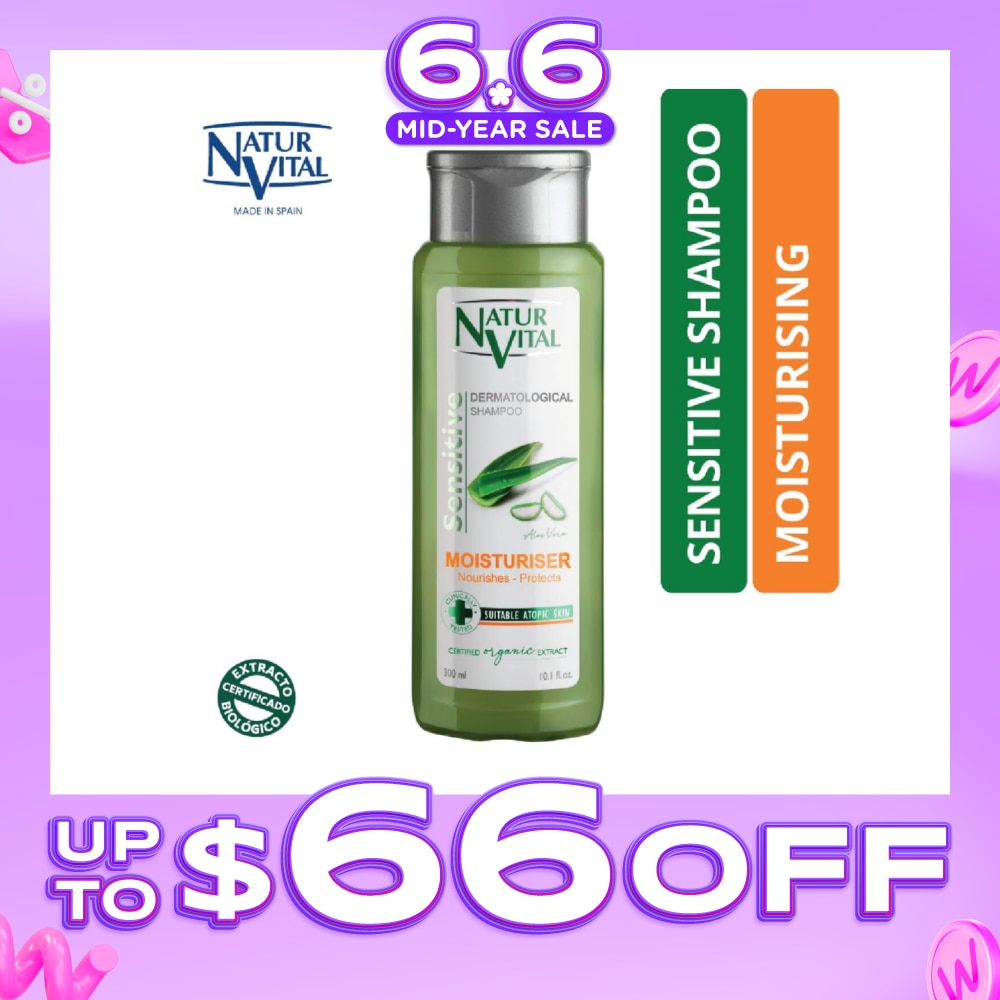 Sensitive Moisturising Shampoo (Aloe Vera) 300ml