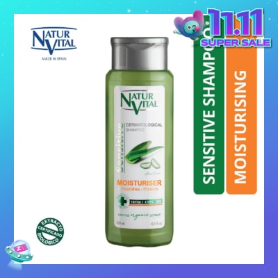 NATURVITAL Sensitive Moisturising Shampoo (Aloe Vera) 300ml
