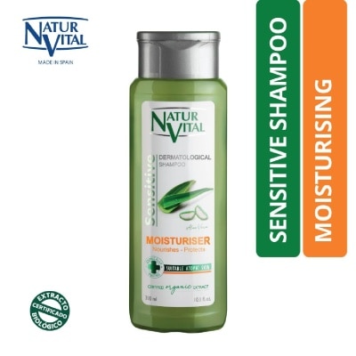 NATURVITAL Sensitive Moisturising Shampoo (Aloe Vera) 300ml