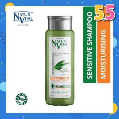 NATURVITAL Sensitive Moisturising Shampoo (Aloe Vera) 300ml
