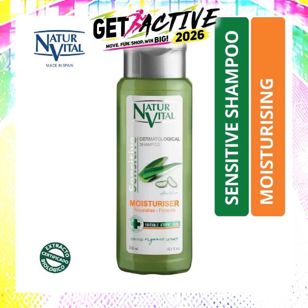 Sensitive Moisturising Shampoo (Aloe Vera) 300ml image