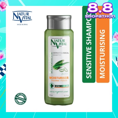 NATURVITAL Sensitive Moisturising Shampoo (Aloe Vera) 300ml