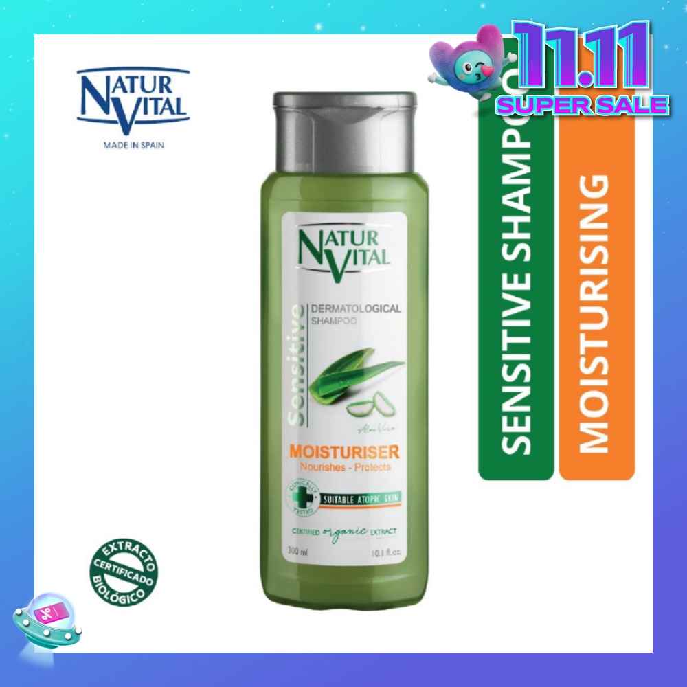 Sensitive Moisturising Shampoo (Aloe Vera) 300ml