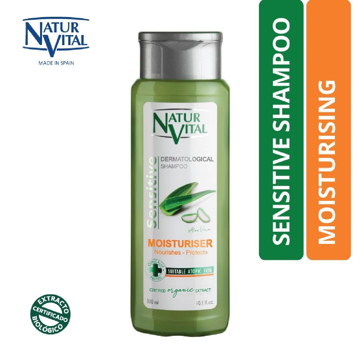 Sensitive Moisturising Shampoo (Aloe Vera) 300ml