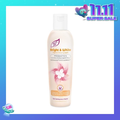 PURE N SOFT Bright & White Feminine Wash Prebiotics (Anti Bacterial And Anti Candidiasis) 200ml