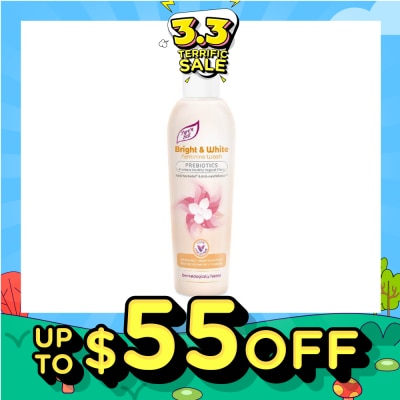 PURE N SOFT Bright & White Feminine Wash Prebiotics (Anti Bacterial And Anti Candidiasis) 200ml
