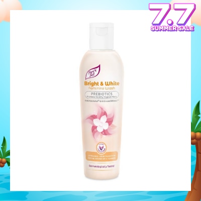 PURE N SOFT Bright & White Feminine Wash Prebiotics (Anti Bacterial And Anti Candidiasis) 200ml
