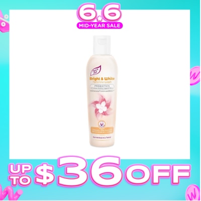 PURE N SOFT - Bright & White Feminine Wash Prebiotics (Anti Bacterial And Anti Candidiasis) 200ml