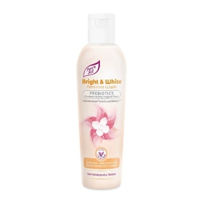 PURE N SOFT Bright & White Feminine Wash Prebiotics (Anti Bacterial And Anti Candidiasis) 200ml